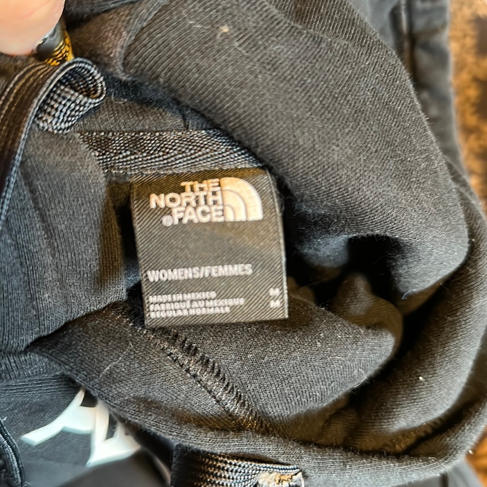 Black North face hoodie